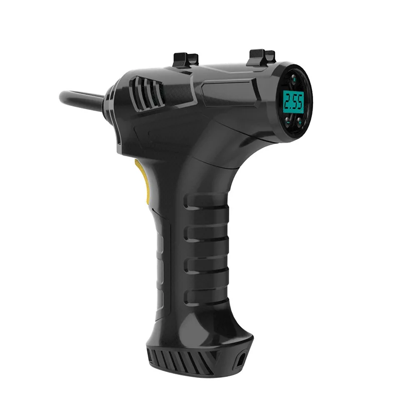 Portable Handheld Air Pump with Digital Pressure Gauge Cordless Air Compressor  Tire Inflator