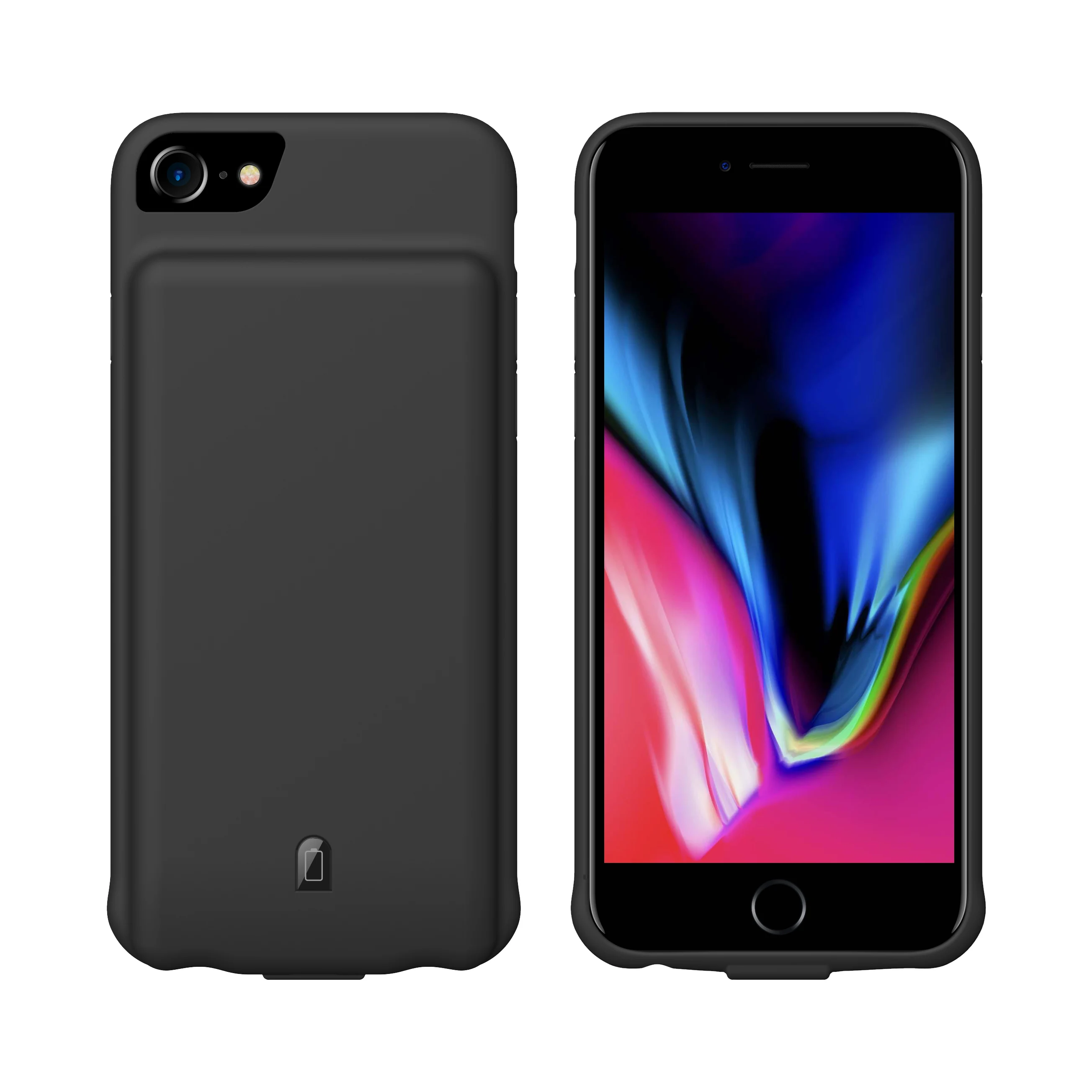 
Powerful Battery Case For Iphone 8 7 6 Rechargeable Batteries Portable Power Bank Phone Case 4500Mah Back Clip Phone Case 