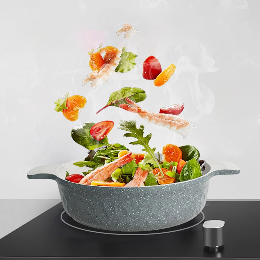 12pcs Die Cast Cookware Set Aluminium Ceramic Pan Cooking Nonstick Sartenes De Cocina Granite Cookware Set With Aluminum Lid