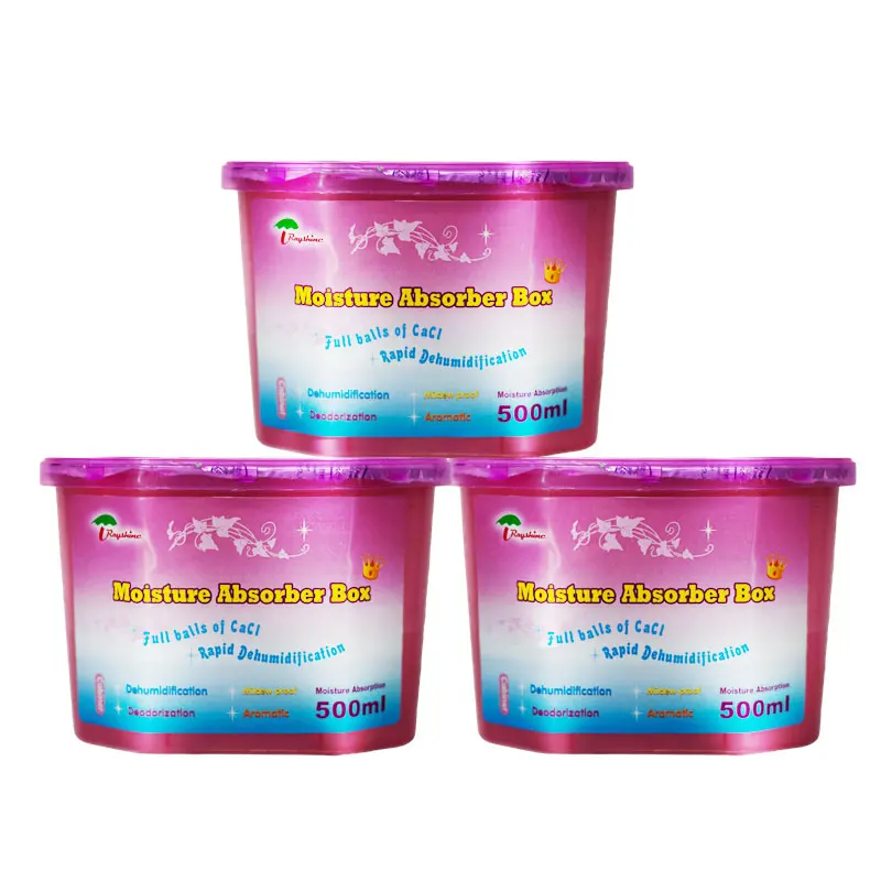 High quality deshumidificador dehumidifiers calcium chloride moisture absorbent dehumidifier box