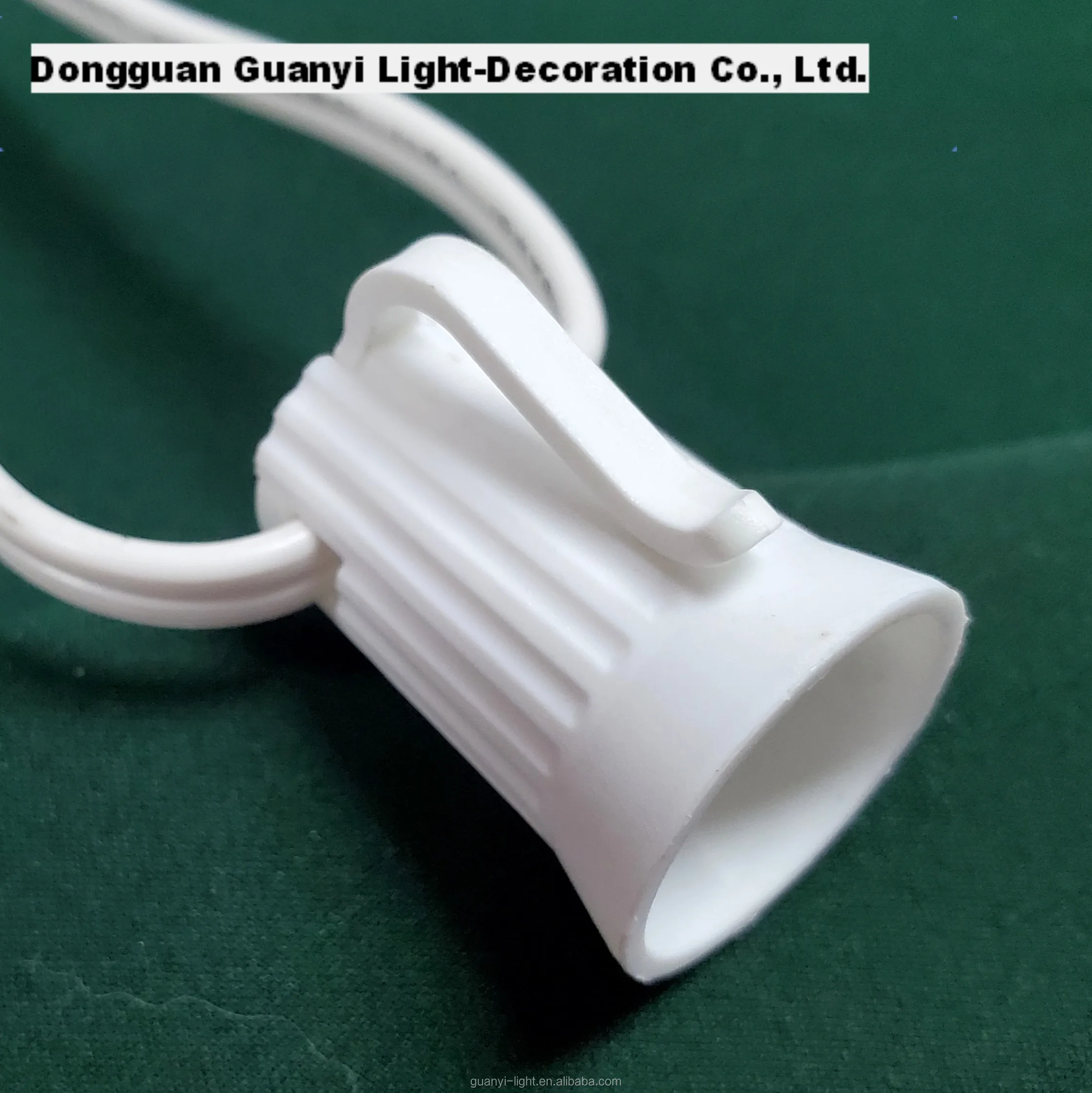 UL C9 E17 bulb socket waterproof lamp holder for 18#SPT-2
