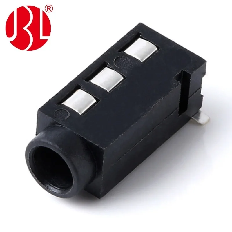 
JINBEILI PJ-320D 3.5mm audio connectors 4pin phone audio adapter 3.5mm jack serial cable female surface mount SMT type 