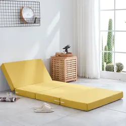 Modern foldable sleep well folding relax foam single bed mattress