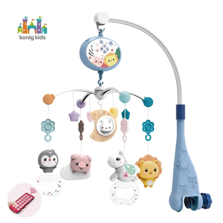 Konig Kids Remote Baby Musical Crib Mobile With Projector And Night Lights Crib Mobile Baby Toy