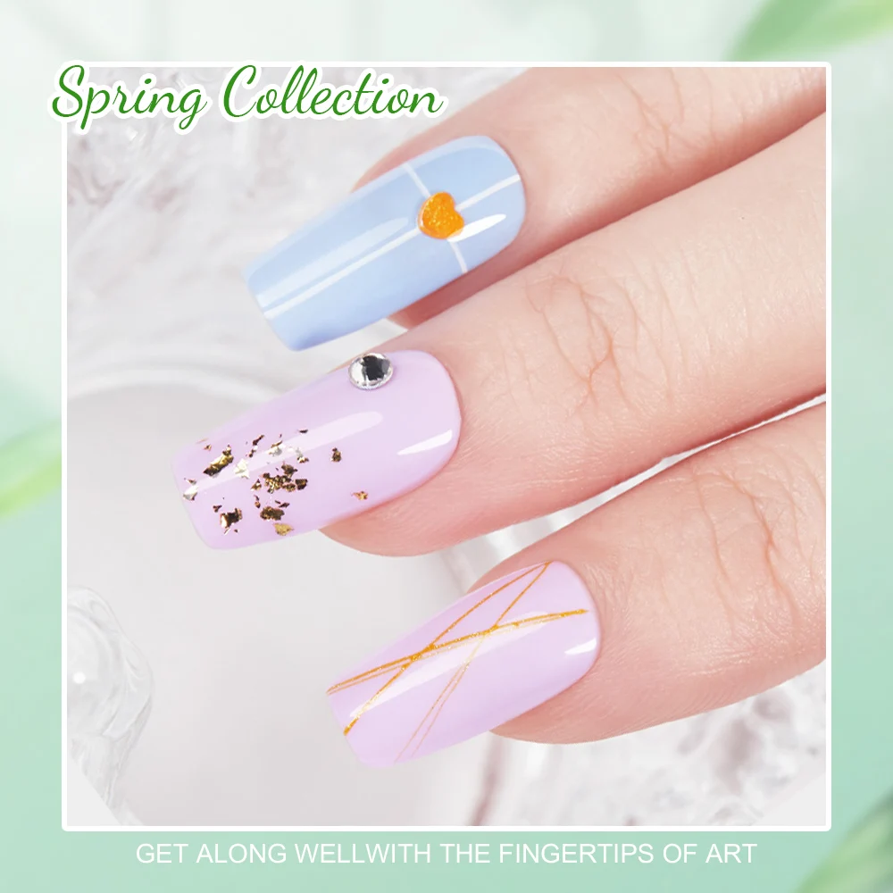 Blueyes Nail Supplies Wholesale OEM Free HEMA Nail Gel Polish Odorless UV Gel Soak Off Vegan LED UV Gel Nail Polish