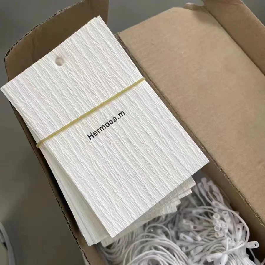 Special Art Paper Clothing Tags with brand logo custom hang tag label for clothes