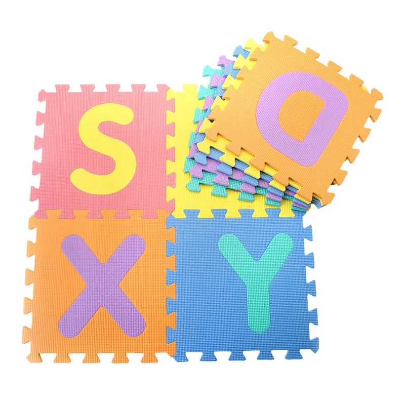Foam Play Mat Puzzle Gym Mat Manufacturer Eva Baby Washable Activity Center Kids Alphabet and Numbers 36pcs Unisex EVA Foam,eva