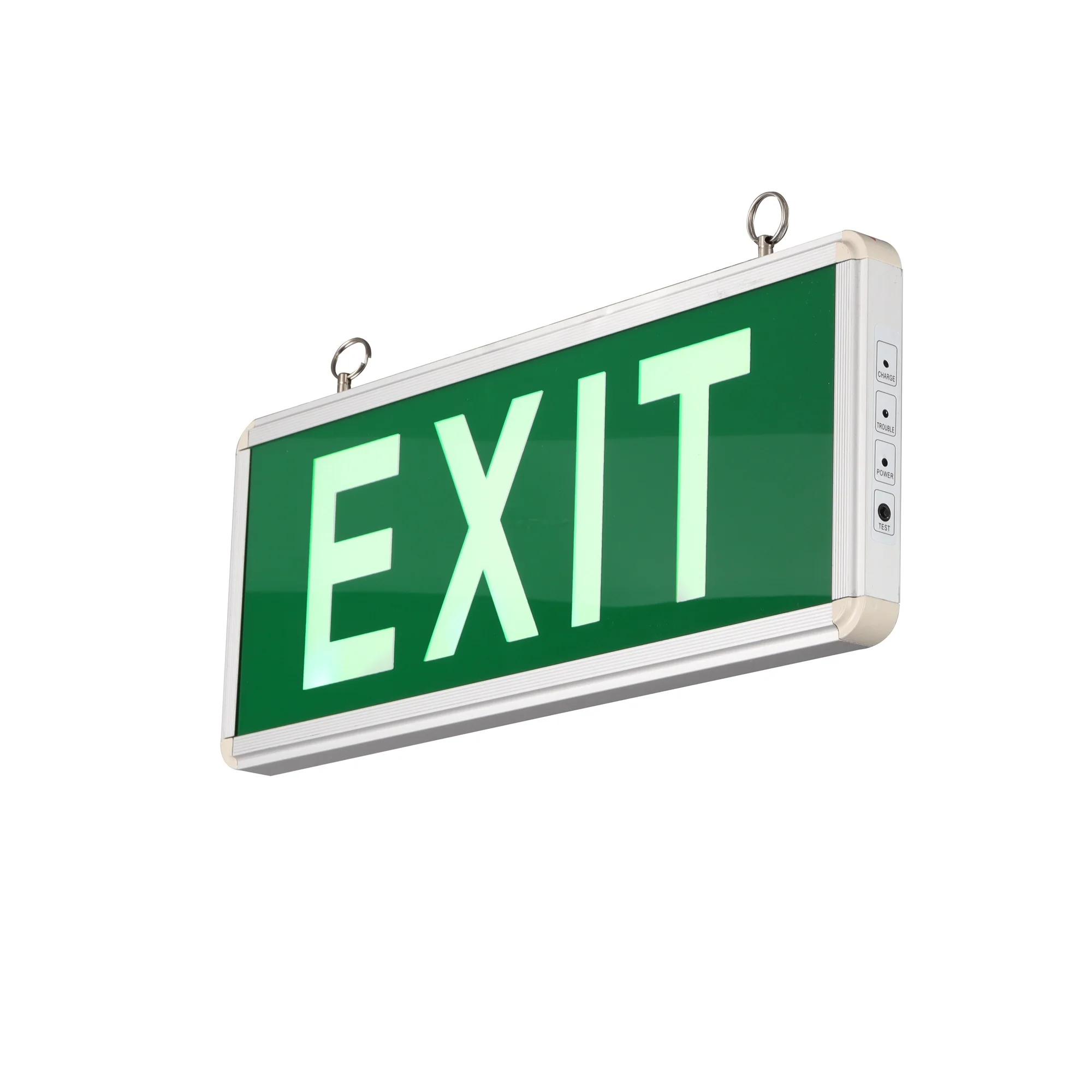 Luminescent Green Photoluminescent Directional Exit Signs Emergency Lighting For Safety