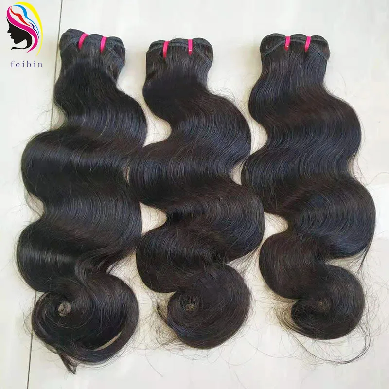 12a Water Wave Double drawn Fumi raw brazilian vietnamese indian virgin vendor 100% human hair bundle
