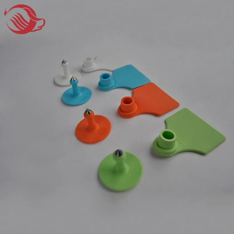 Custom Printing Multicolor Animal Ear Tags Pig Ear Tags for pig cattle cow sheep and goats