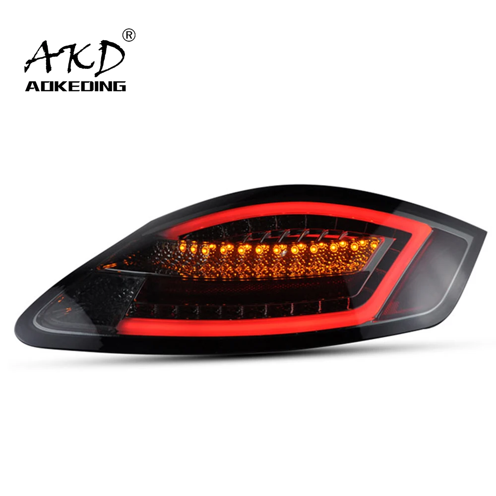 Car Lights For Cayman 987 2005-2008 Boxster LED Taillight Rear Fog Lamp Dynamic Turn Signal Highlight Reversing and Brake