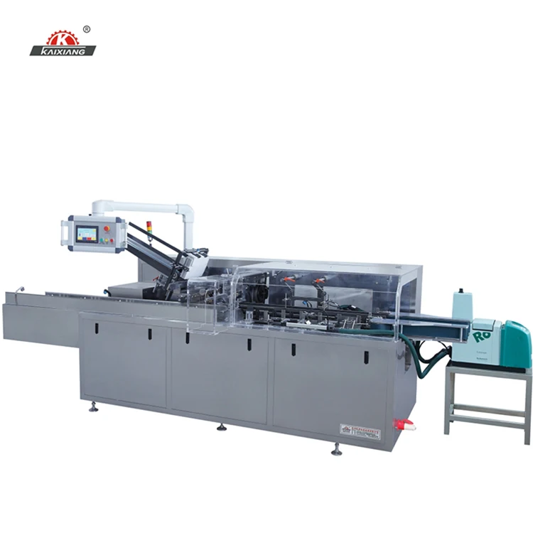 China wholesale automatic box packing machine KXZ-180B coffer cartoning machine