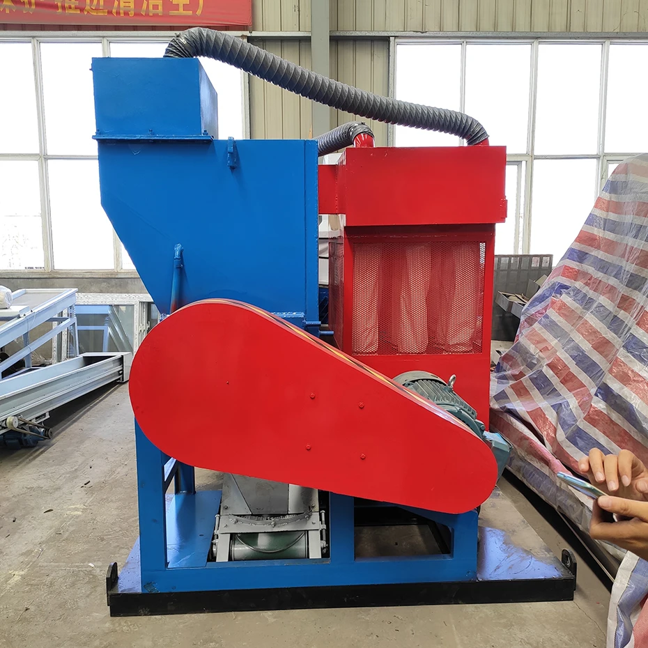 2024 New waste copper wire scrap copper cable wire scrap press machine waste tire steel wire waste copper cable stripper machine