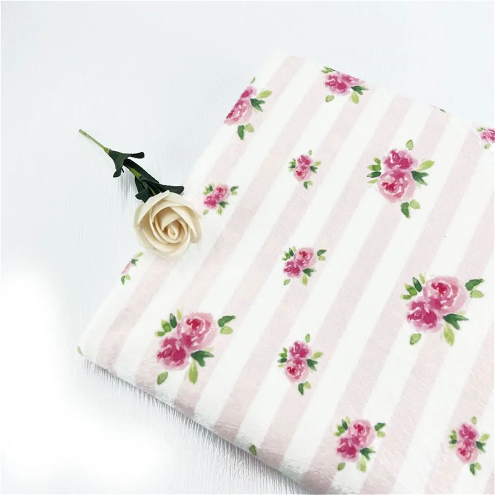 Оптовая продажа микро Коралловая флисовая ткань Minky для