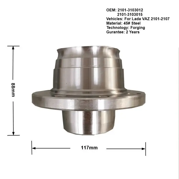 Front Wheel Hub Bearing Steering Knuckle Spindle For LADA VAZ OEM 2101-3103012 2101-3103015