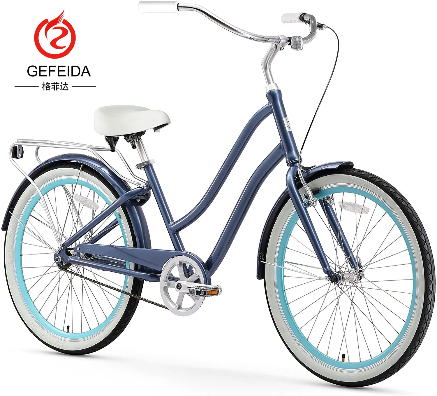 Дешевый Женский велосипед, 20/24/26 дюймовый Пляжный круизер, стальной городской ретро-велосипед, городской велосипед Южной Америки