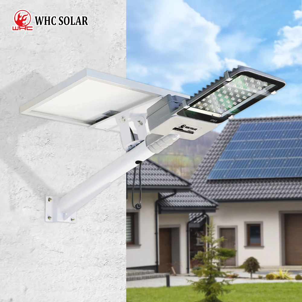 WHC outdoor solar power light 60W 200W  waterproof IP65 led solar street light