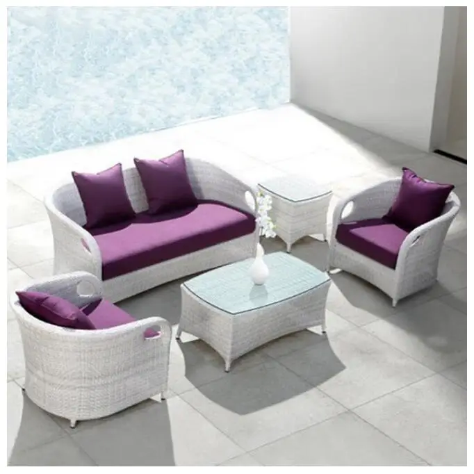 home goods outdoor patio leisure sofa set rattan furniture wholesale