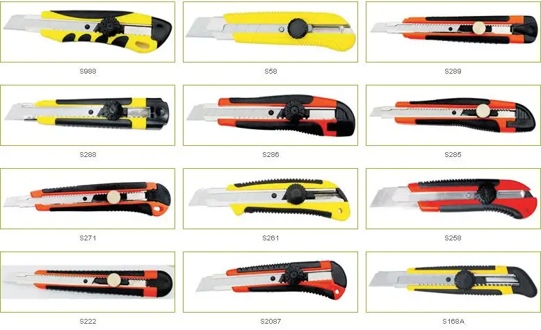 Lowest Price Custom logo Utility Knife Retractable Blade Box