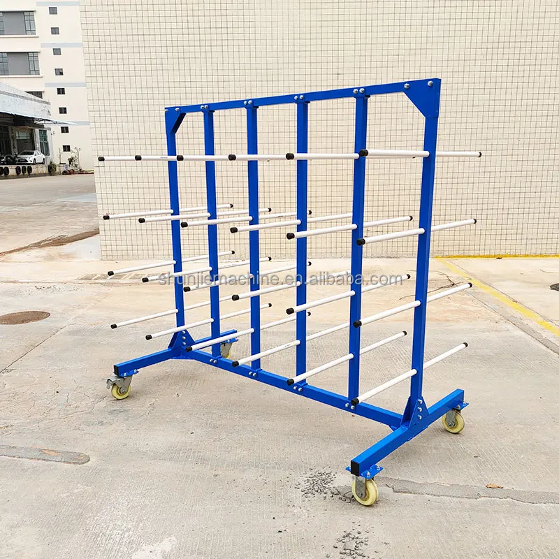 Индивидуальные 5 ярусов консольные стеллажи для склада с колесами длинные руки металла Двойная Сторона Консольные стойки корзины