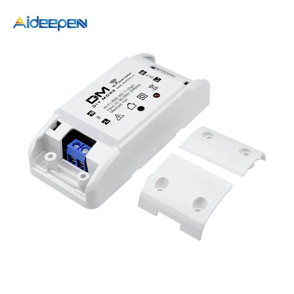 Smart App Control Wifi Switch 433mHz Wireless Remote Control Switch Internet of Things Timing Trigger AC 110V 220V 10A