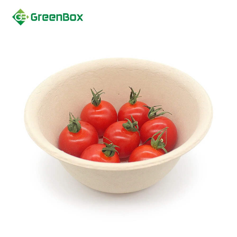 Wholesale paper bowl eco friendly bamboo fiber bowl disposable bowl