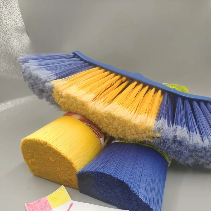 hot selling products nylon brush filament plastic bristle for making broom Floor cleaning broom pet filament