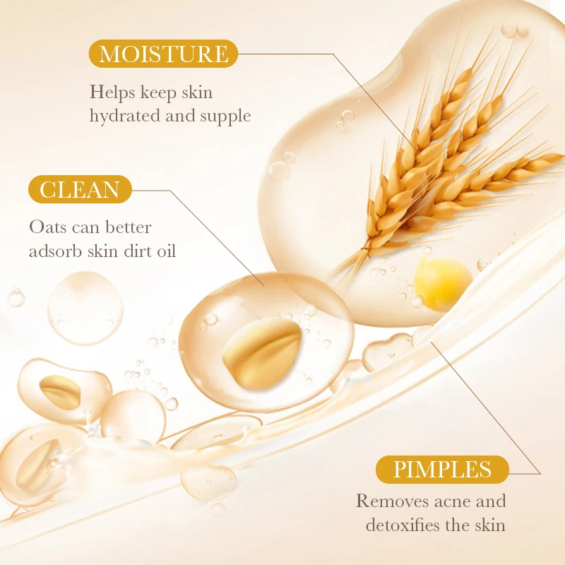 BIOAQUA Rice Collagen Organic Cleansing Skin Clay Facial Mask Oil Control Whitening Brightening Exfoliating Face Mask For Women