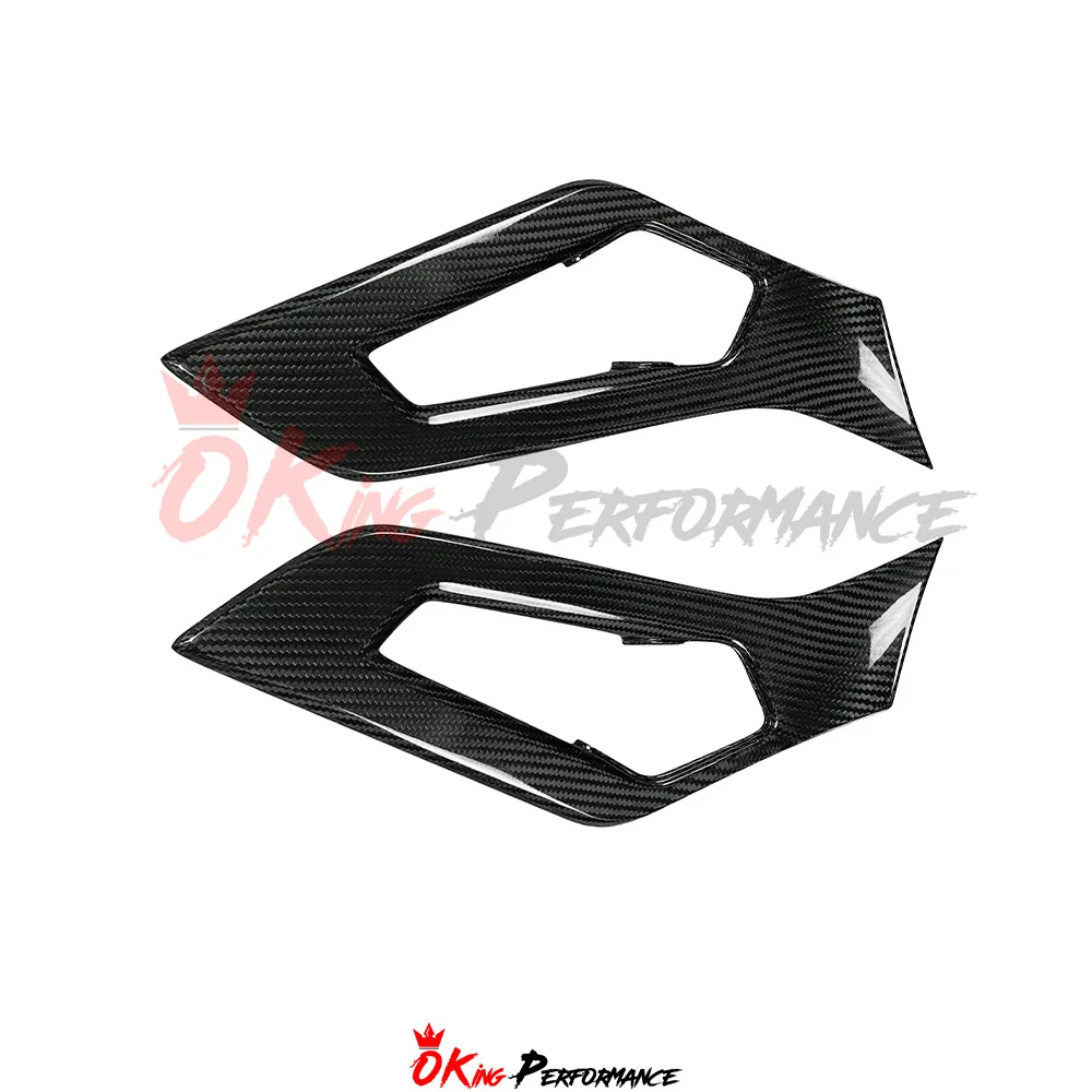 Dry Carbon Fiber Replacement Door Inner Handles For Lamborghini Aventador LP700 Interiors Kits