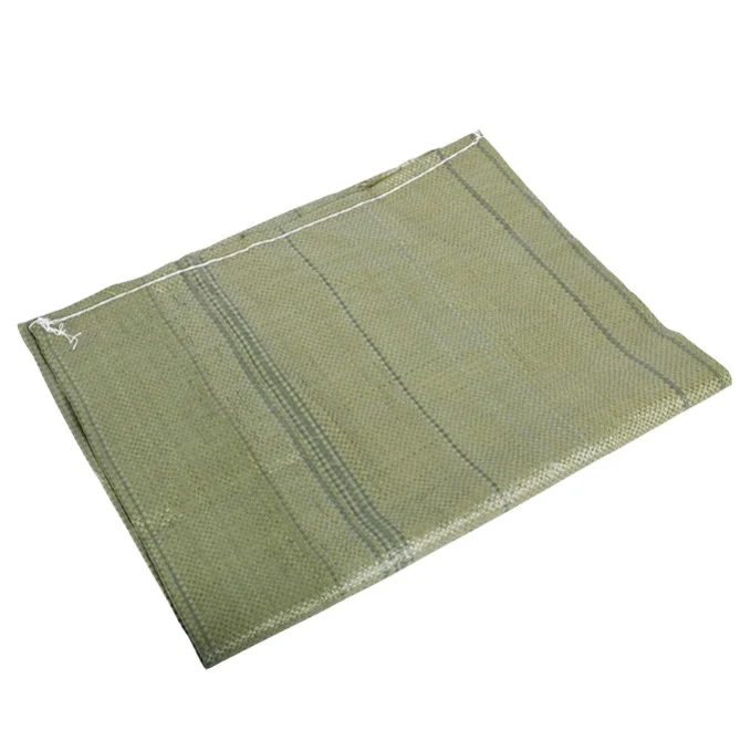 Grey Green Color Pp Woven Bag Postal Polypropylene Waste Woven Sacks Parcel Bag