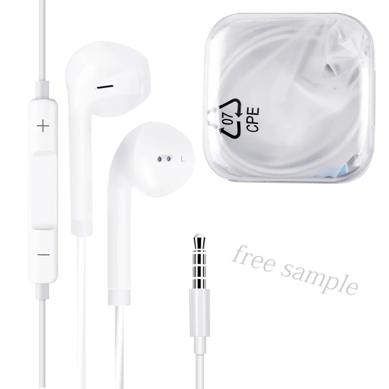 In-ear Headphones Basic Colorful Edition Wire Control Noise Cancelling Earp Original Microphone Mobile Phone Gaming Wired