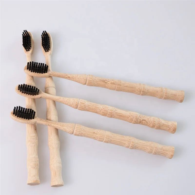 1Pcs Bamboo Charcoal Toothbrush Wooden Health Soft Fibre Wood Charcoal Wire Tooth Brush Environmentally Eco Friendly Toothbrush