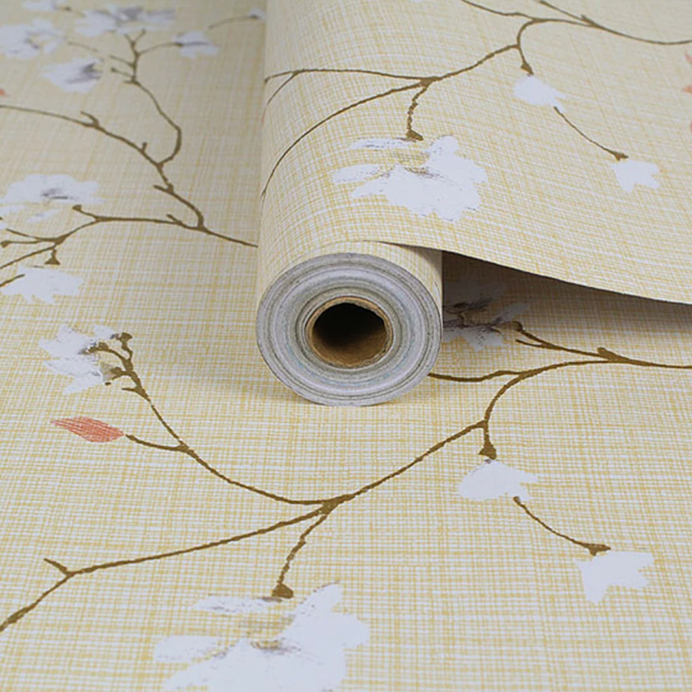 Customized High-quality Wall Stickers Pvc Bedroom TV Background Fabric Floral Wall Coating Wallpaper