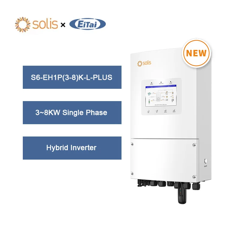 Solis factory 4kw 5kw 6kw 8kw 10kw on off grid hybrid solar inverter for air conditioner output