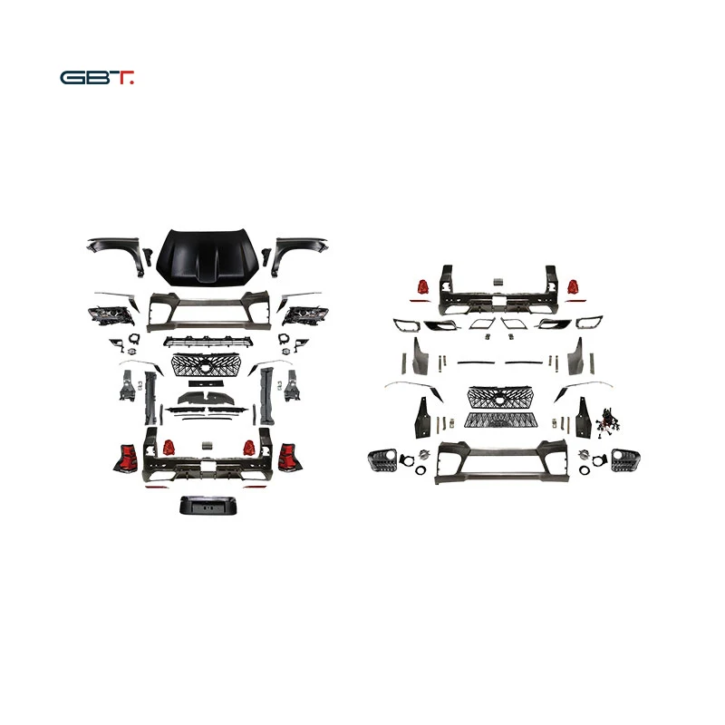 GBT Prado E Model Car Upgrade Conversion Kit For 2010-2017 Toyota Prado Body Kit Fj150 Facelift Modification Accessories