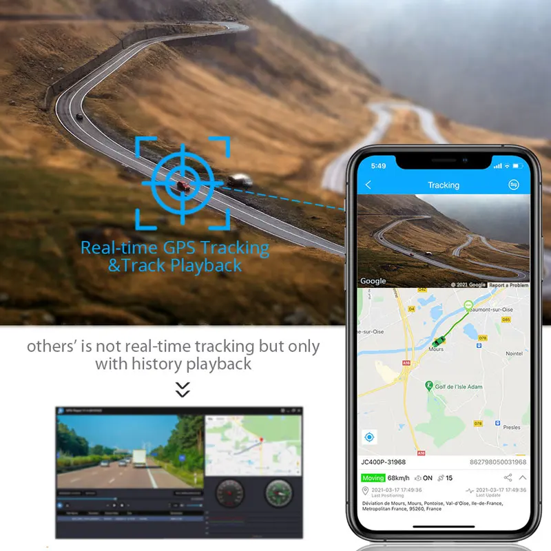 Новый Wi-Fi Автомобильный видеорегистратор 12 В бесшовная петля записи GPS опционально черный ящик автомобиля
