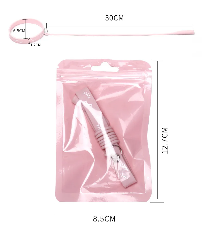 Anti-Fall Silicone Bracelet with Grafting Eyelash Tweezers Wrist Strap Protection Tool