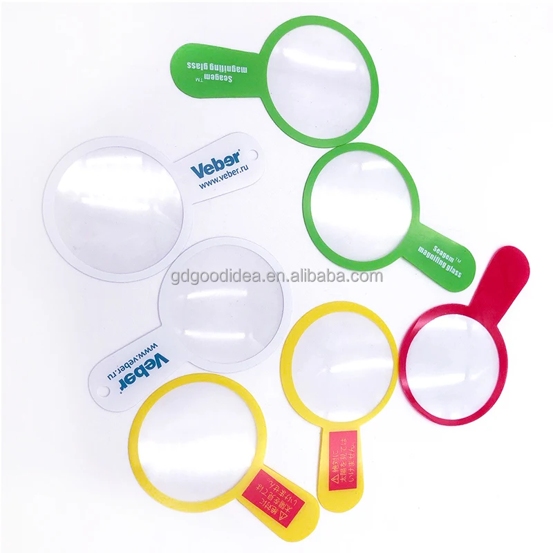 Factory manufacture Low price Wholesale pvc ruler magnifier plastic bookmark ruler
