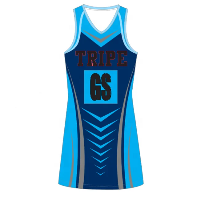 China Cheap Price Sublimated Printing Girls Sexy Netball Dress Netball Jersey