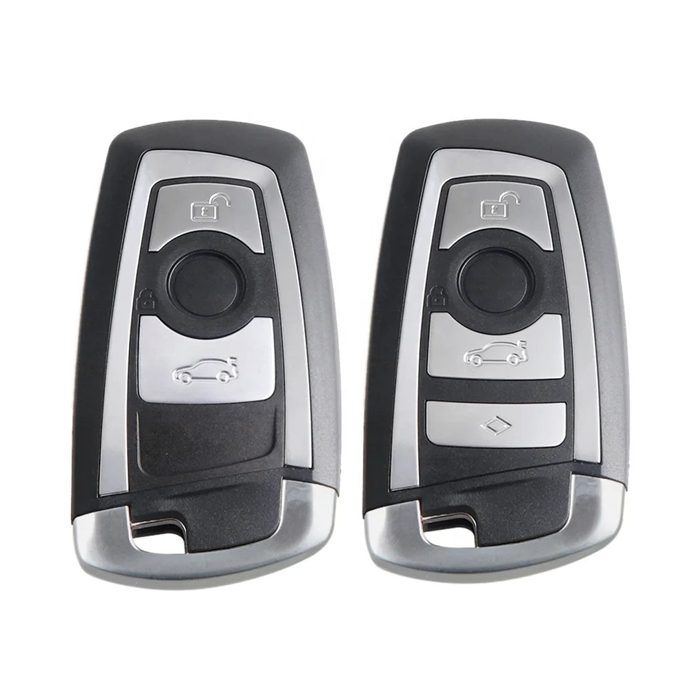 Key Case Cover Replacement For BMW CAS4 F 3 5 7 Series E90 E92 E93 X5 F10 F20 F30 F40 3/4 Button Shell
