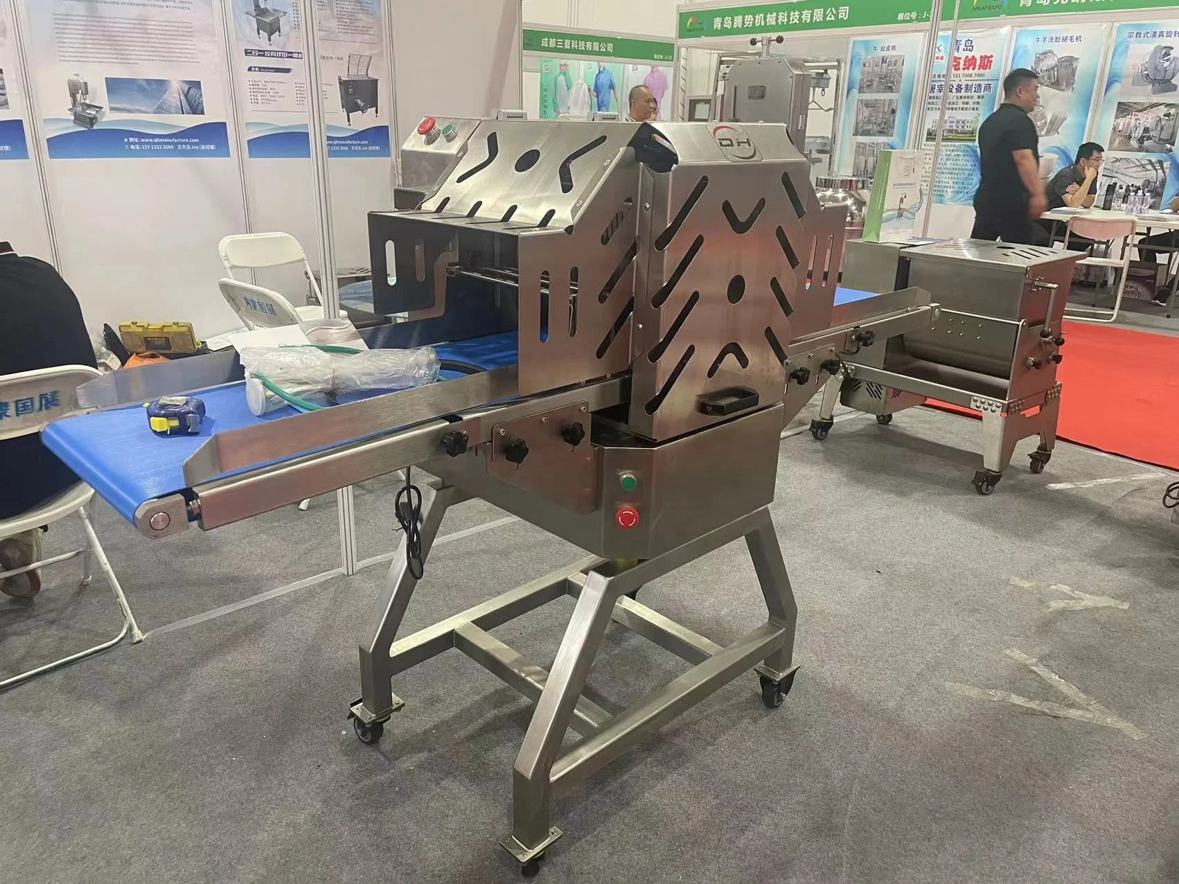 Industrial Customized Fresh Chicken Breast/Beef/Pork/Meat Slice Strip Cube Dicing/Strip Cutting Machine