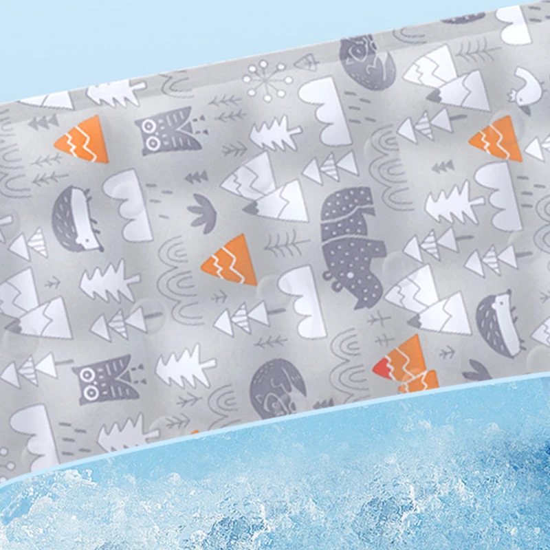 Cat and Dog Cooling Blanket Lightweight Pet Blanket Machine Washable Summer Pet Cooling Mat Dog Ice Mat