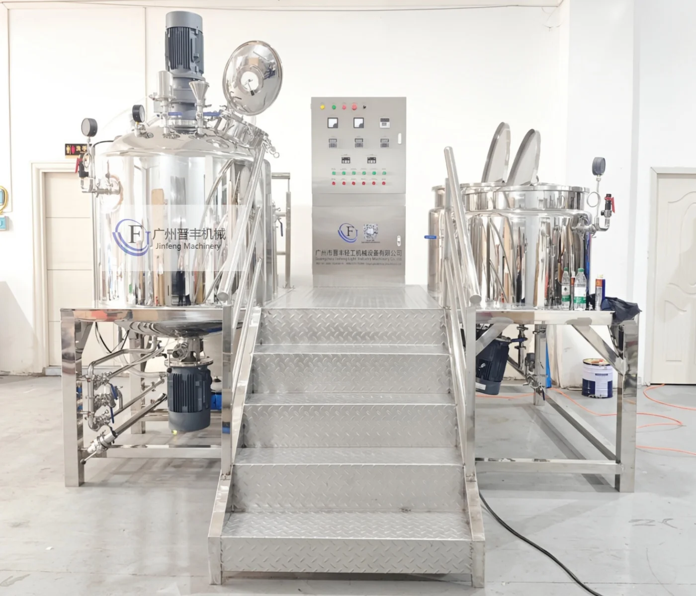 Jinfeng Static Mixer Stainless Steel Chemical Machinery & Equipment Industrial Food Mixer Mayonnaise Making Machine