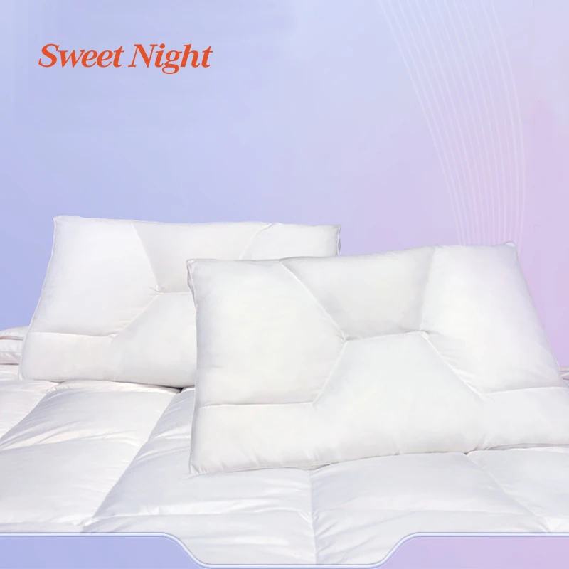 Dual Option Cooling Ergonomic Gel-infused Memory Foam Pillow for Side Sleeper and Sleep Easy Wake Up Rested