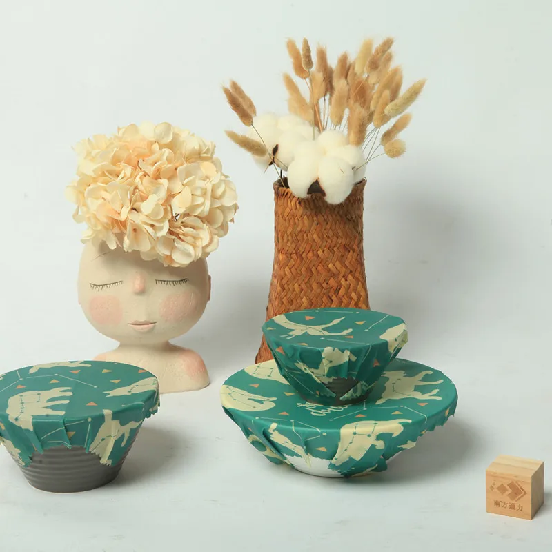 Beeswax Wrap Assorted 5 Packs, Eco Friendly Reusable Food Wraps, Biodegradable, Sustainable Plastic Free Food Storage