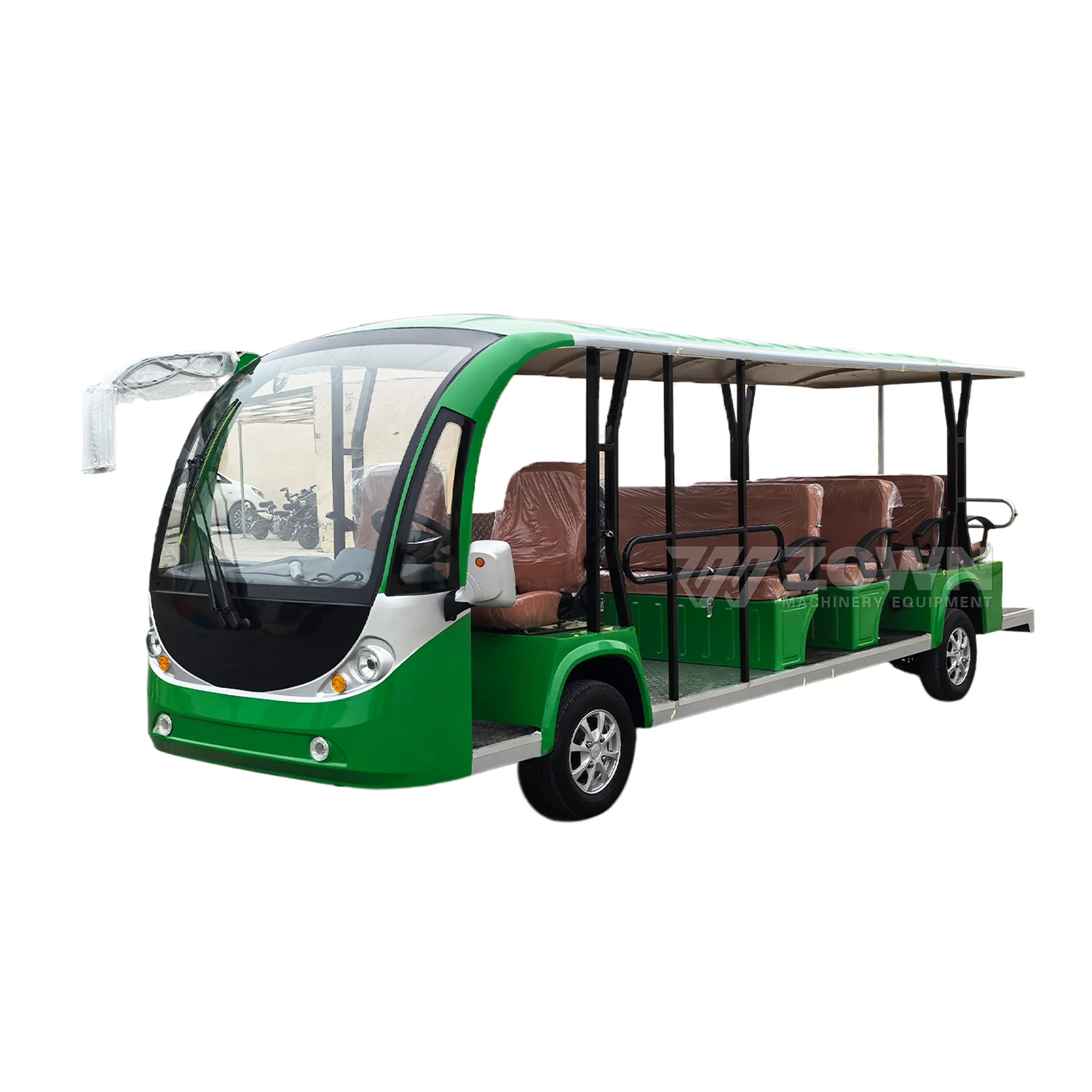 Mini Green Park Sightseeing Electric Bus Customized Solar City Bus Airport Business Tour Bus