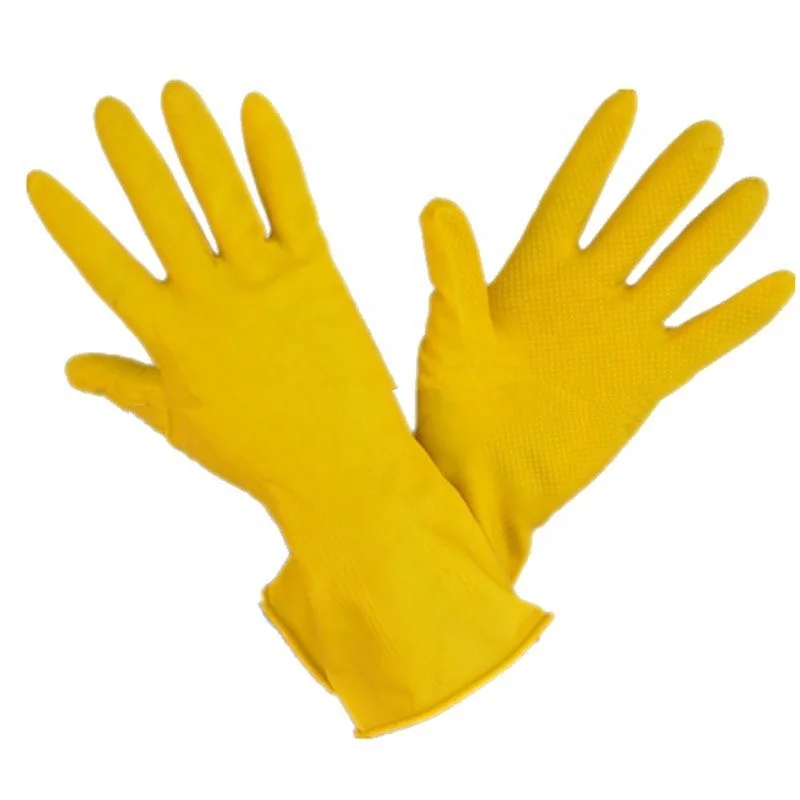 Long sleeve water proof industrial latex rubber /Industrial working safety latex Glove/Industry & Household Latex Glove