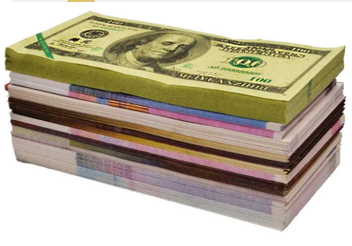 10000 dollar king charles african chinese original burn ancestor jostpaper joss paper movie bank notes ghost money