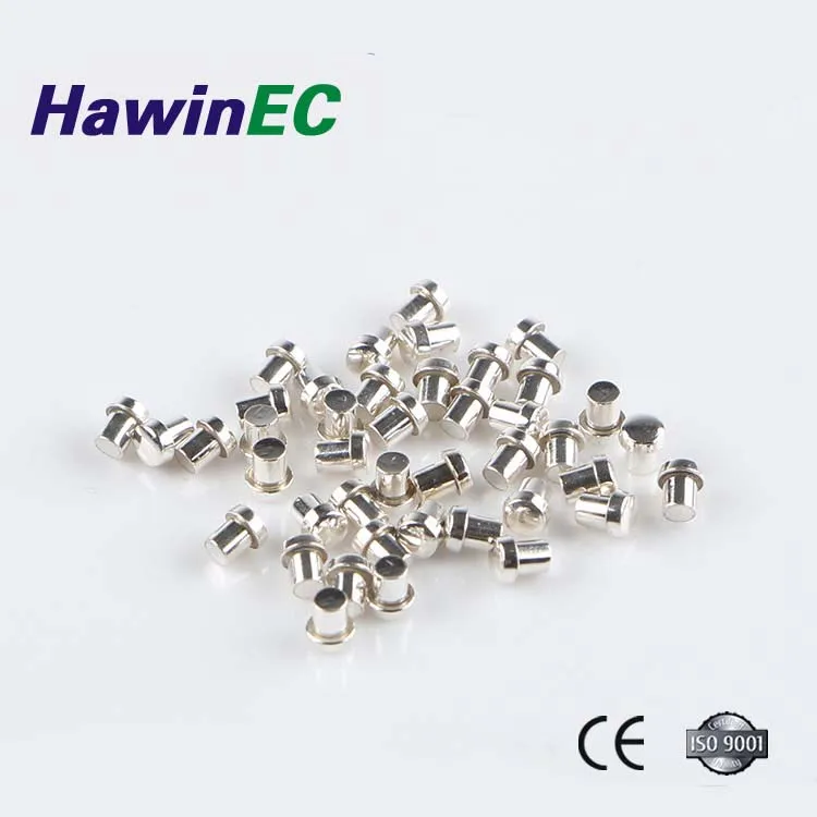 Economic Reliable silver tungsten contact rivets