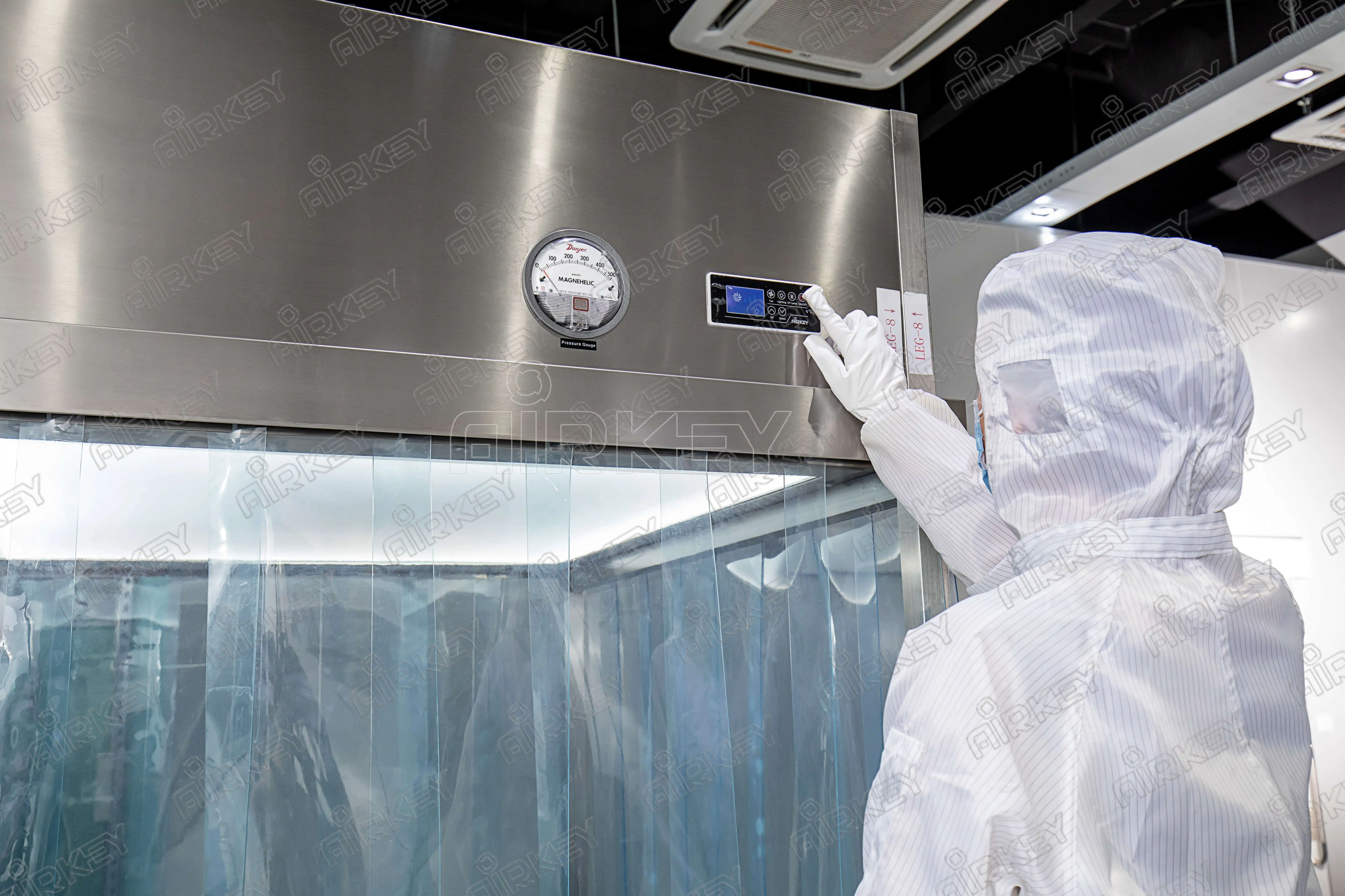 Dust Free & Sterile LAF for Laboratory/Mushroom Use HEPA H14 Filters Mobile Laminar Air Flow